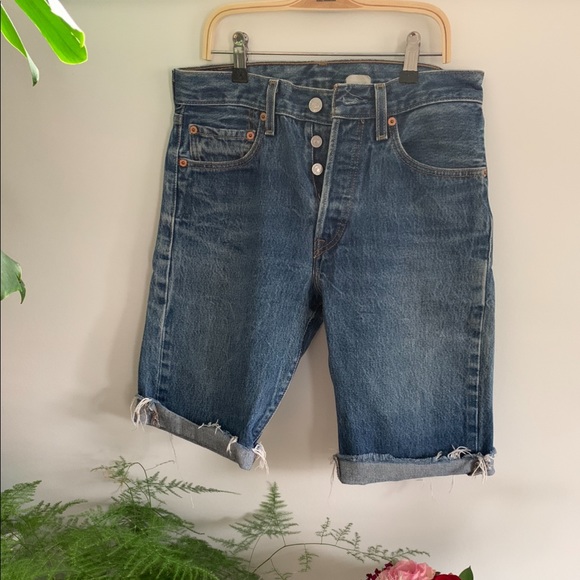 Levi's Pants - Vintage Levi 501 Bermuda Shorts